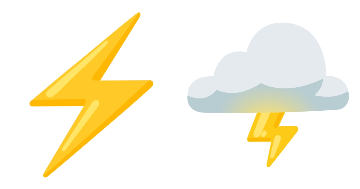 🌩️ Lightning Emojis ⚡