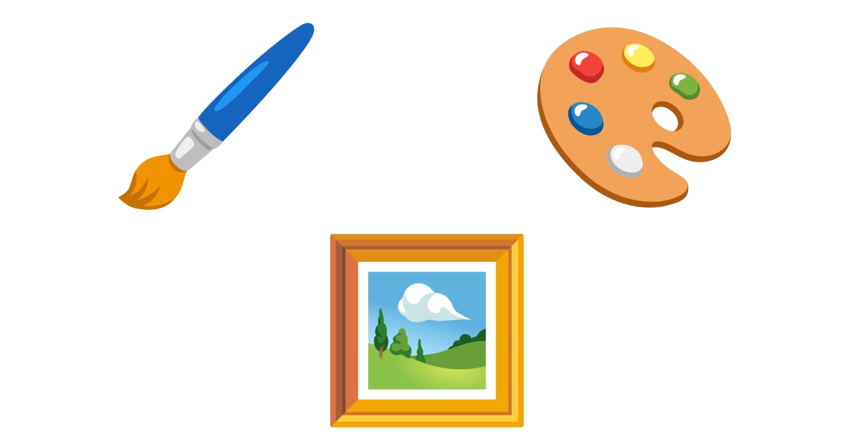 🖼️ Painting Emojis 🎨 🖌️