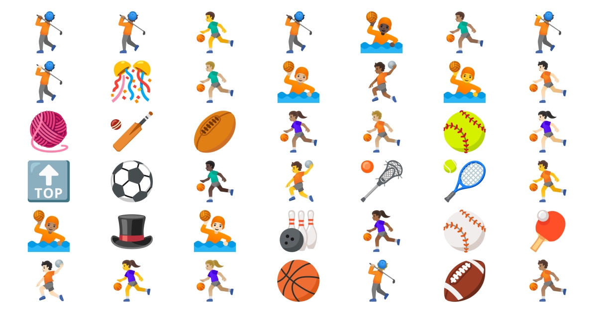 🏌️ Top Emojis ⛹️ ⛹️‍♂️ ⛹️‍♀️ 🤽 🤾 🎊