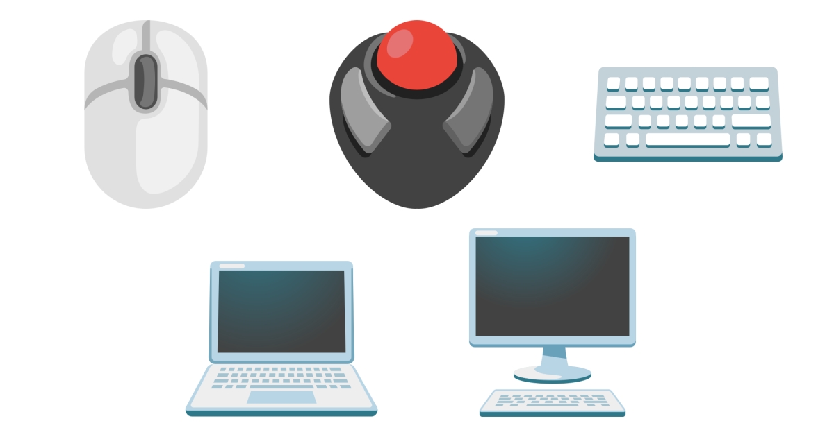 💻 Pc Emojis 🖥️ ⌨️ 🖱️ 🖲️