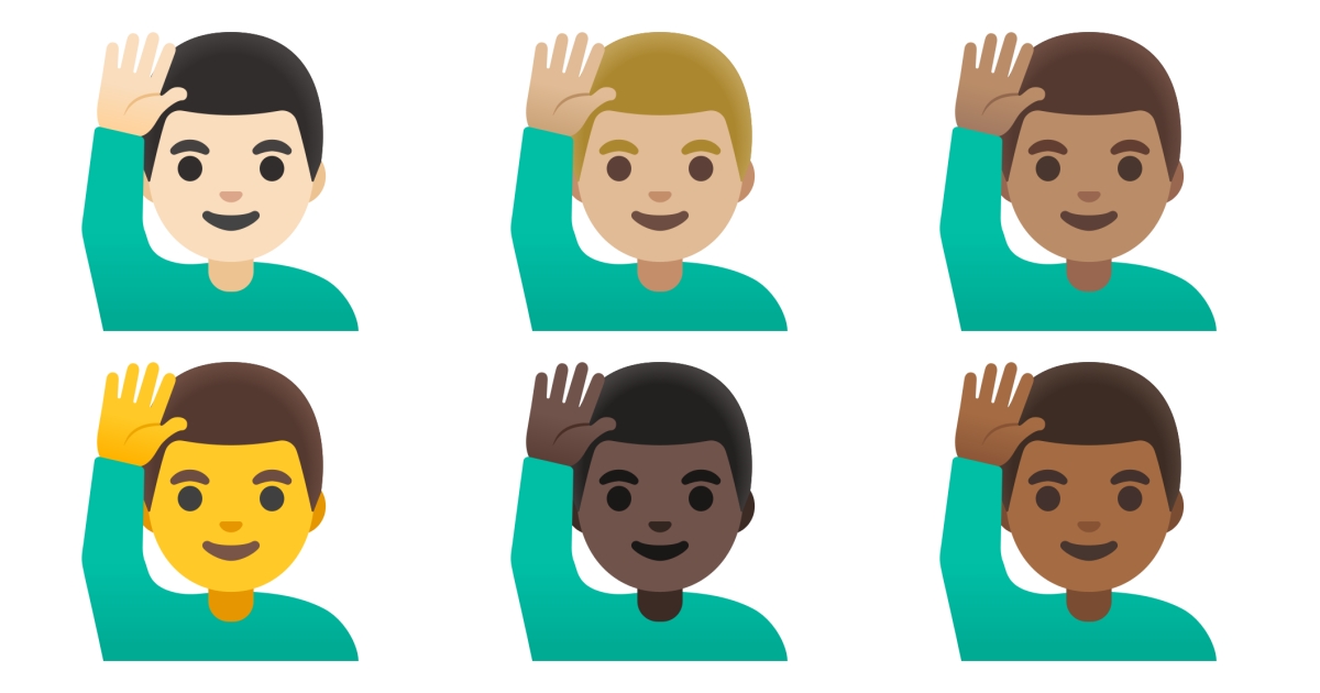 🙋‍♂️ Mann mit erhobenem Arm Emojis 🙋🏻‍♂️ 🙋🏼‍♂️ 🙋🏽‍♂️ 🙋🏾‍♂️ 🙋🏿‍♂️