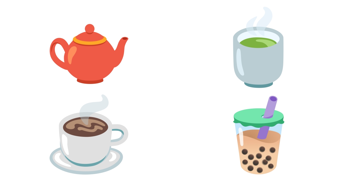 ☕ Tee Emojis 🫖 🍵 🧋