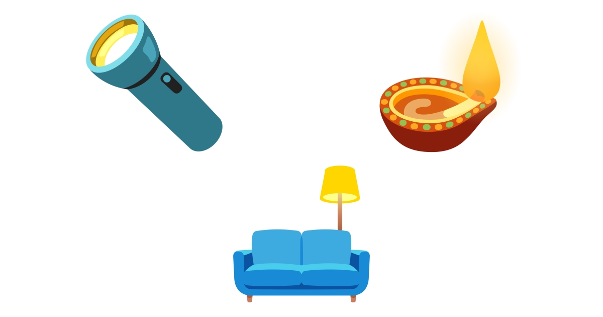 🔦 Lampe Emojis 🪔 🛋️