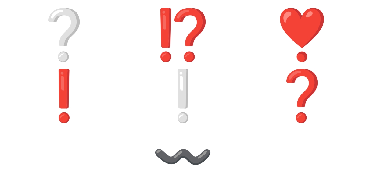 ️ Ponctuation Emojis ⁉️ 〰️