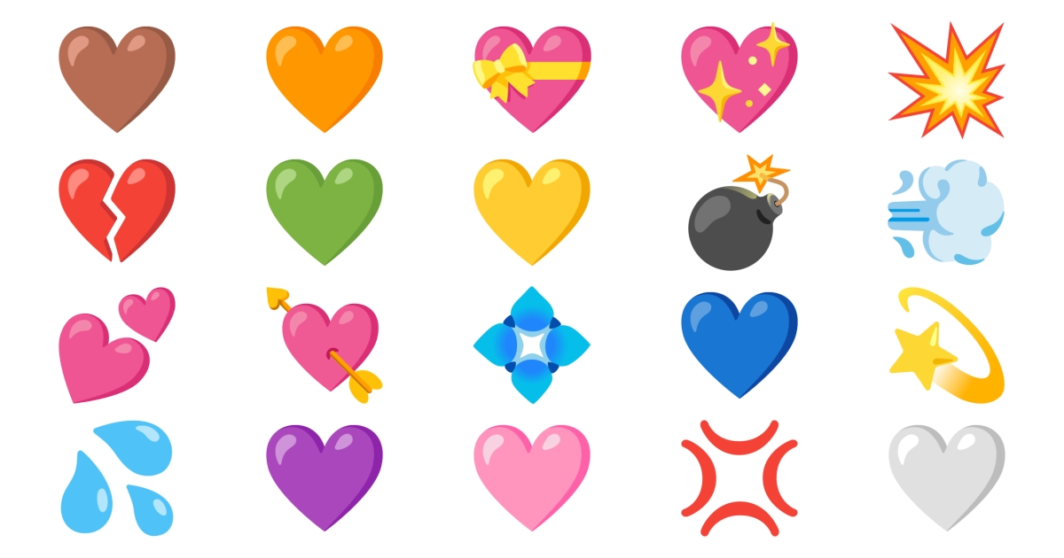 💘 Emozione Emoji 💝 💖 💕 💔 🩷 🧡