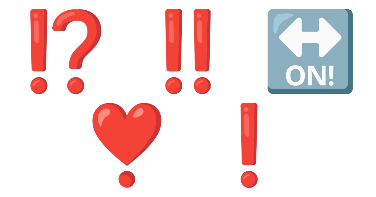 ️ Punto Esclamativo Emoji 🔛 ‼️ ⁉️ ️ Punto Esclamativo Emoji 🔛 ‼️ ⁉️