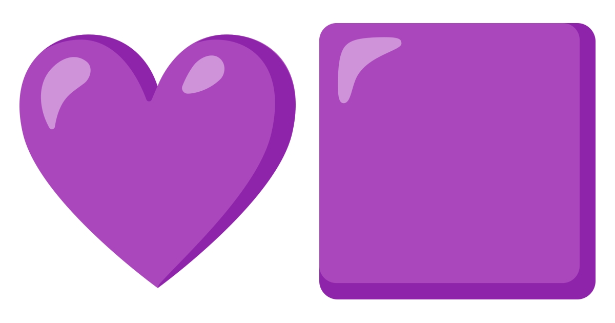 💜 Viola Emoji 🟪