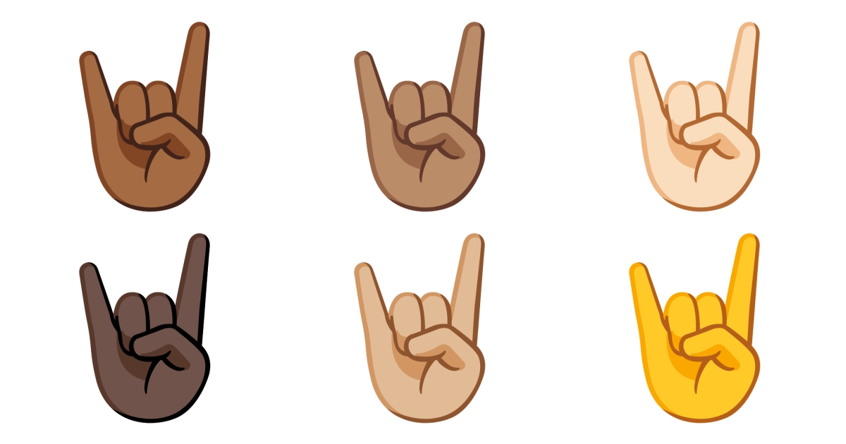 🤘 Rock And Roll Emoji 🤘🏻 🤘🏼 🤘🏽 🤘🏾 🤘🏿