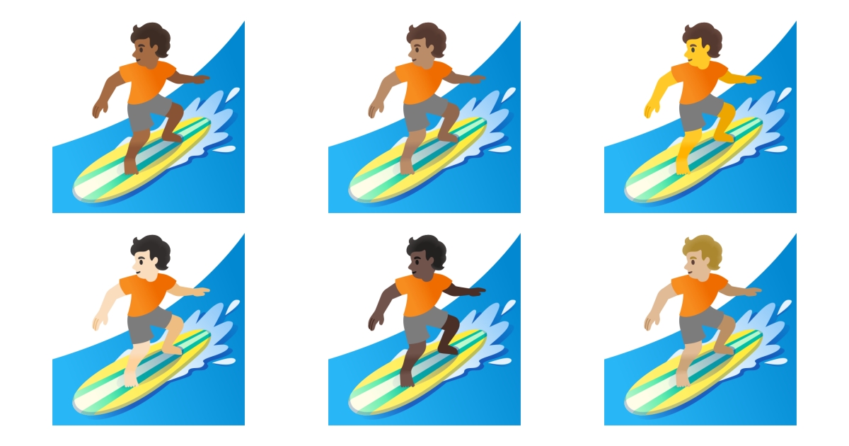 π Persona Haciendo Surf Emojis ππ» ππΌ ππ½ ππΎ ππΏ
