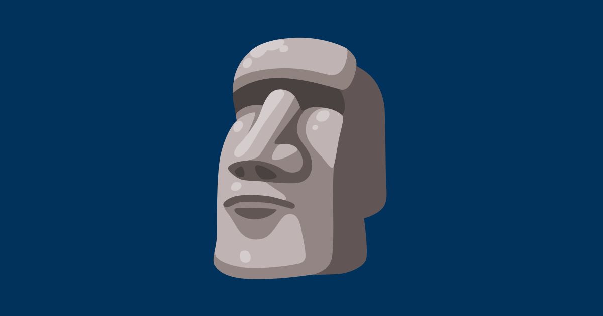 🗿 Emoji estatua moyai - Emojis para Copiar