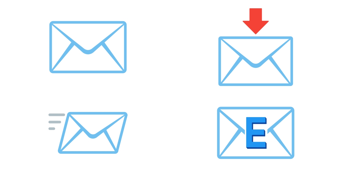 ️ Email Emojis 📧 📨 📩