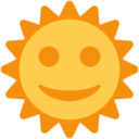 🌞 Sun With Face Emoji