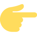 ? Nach rechts weisender Zeigefinger-Emoji | Kopieren & Einfügen ...