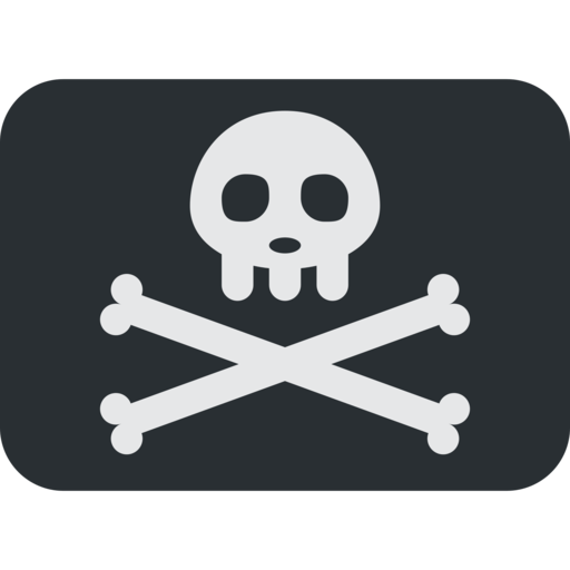 🏴‍☠️ Emoji de bandeira pirata (Yarr!)