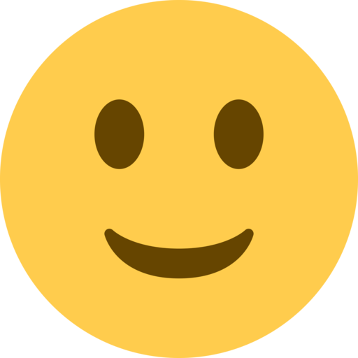 🙂 Cara Sonriendo Ligeramente Emoji