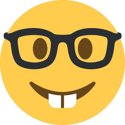 🤓 Nerd Face Emoji | Nerd Emoji, Geek Emoji