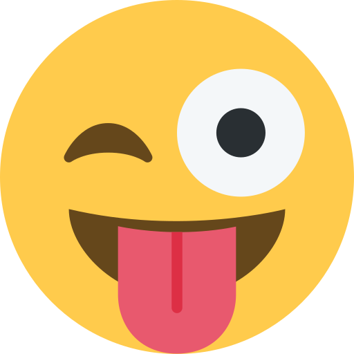 Resultado de imagen de emoji piscando o olho