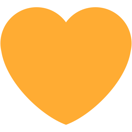 🧡 Coração Laranja Emoji | 