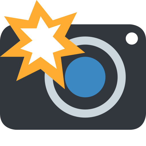 📸 Câmera Com Flash Emoji