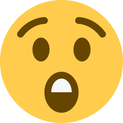 😲 Faccina Stupita Emoji