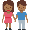 ๐ซ๐พ Uomo E Donna Che Si Tengono Per Mano: Carnagione Abbastanza Scura; Twitter v12.0