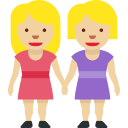 👭🏼 Due Donne Che Si Tengono Per Mano: Carnagione Abbastanza Chiara; Twitter v12.0
