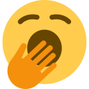 🥱 Visage Bâillant; Twitter v12.0