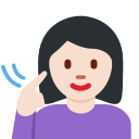 ๐ง๐ปโโ๏ธ Donna Con Problemi Di Udito: Carnagione Chiara; Twitter v12.0