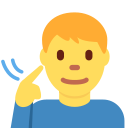 🧏♂️ gehörloser Mann; Twitter v12.0