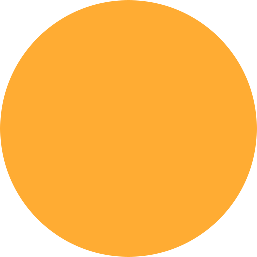  Orange Circle Emoji