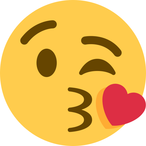 Visage Envoyant Un Bisou Emoji