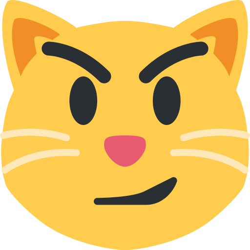😼 Cat With Wry Smile Emoji