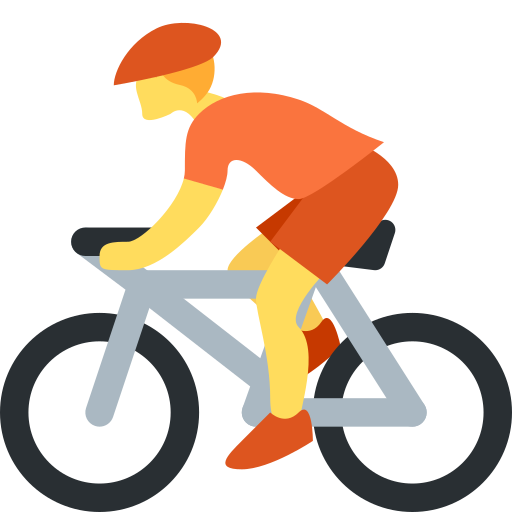 Radfahrer In Emoji