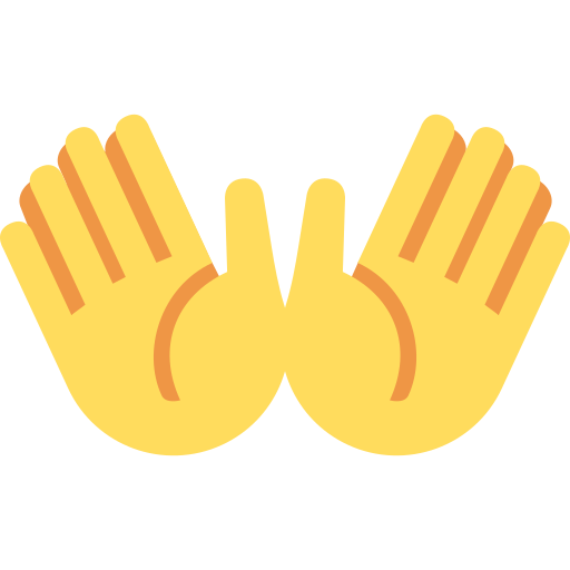 Open Hands Emoji (U+1F450)