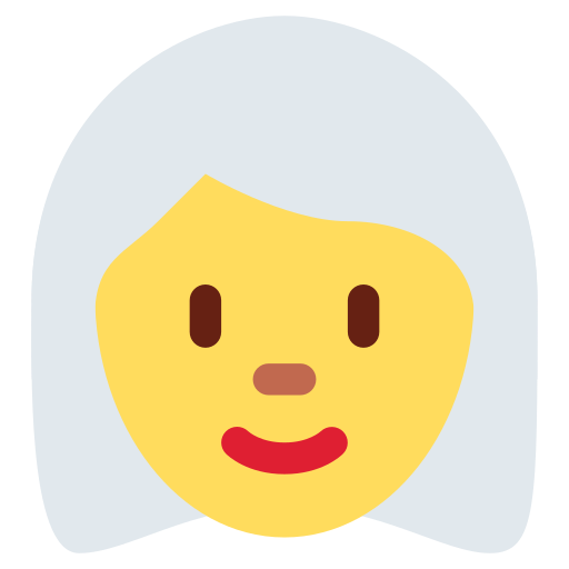🦳 Cabelo Branco Emoji