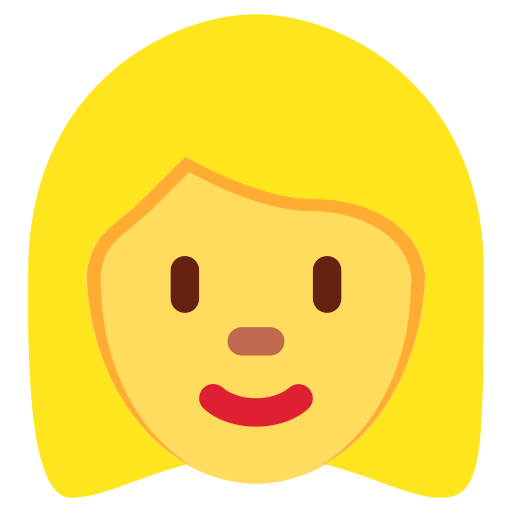 👱‍♀️ Mulher: Cabelo Loiro Emoji