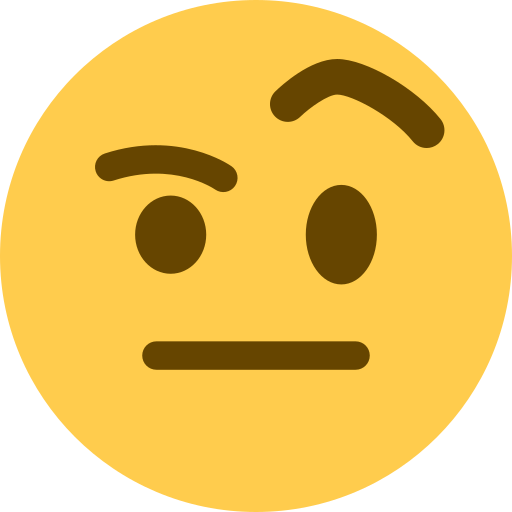  Face With Raised Eyebrow Emoji - Skeptic Emoji