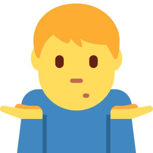  Homme Qui Hausse Les paules Emoji Signification Utilisation