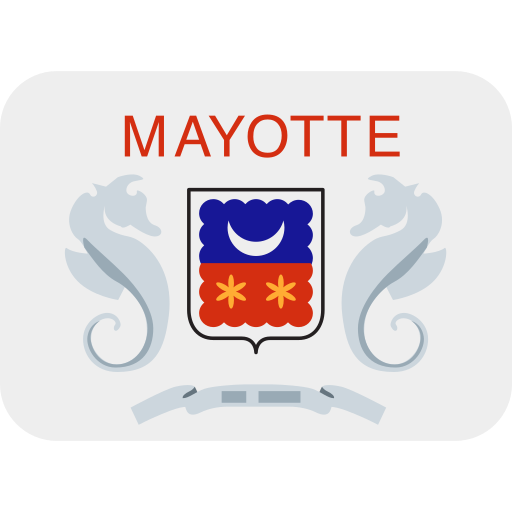 Patch Badge Printed Flag yt Mayotte