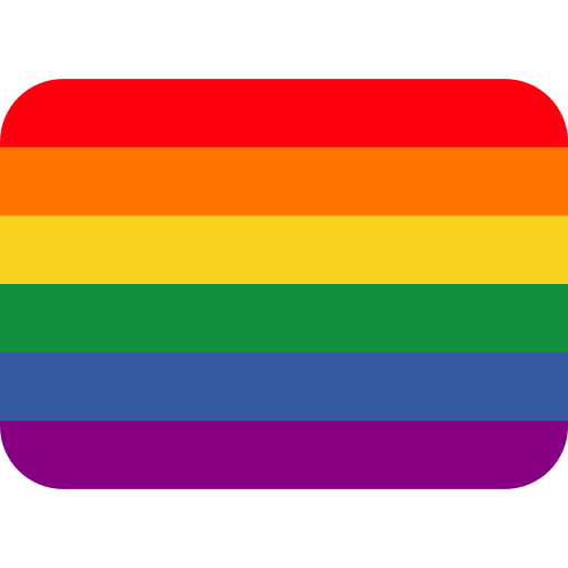 gay flag emoji transparebt