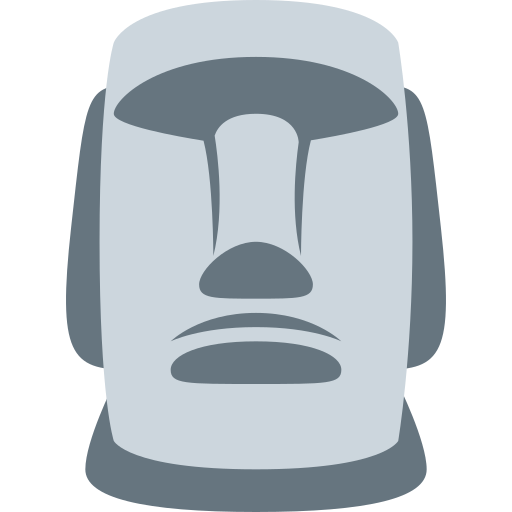 Meme: o que significa o emoji cabeça de pedra (Moai) e uma taça de vinho?