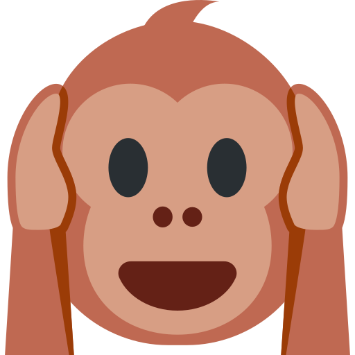 Monkey Speak No Evil Emoji Props 