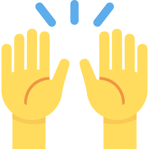 🙌 Raising Hands Emoji, Hooray Emoji