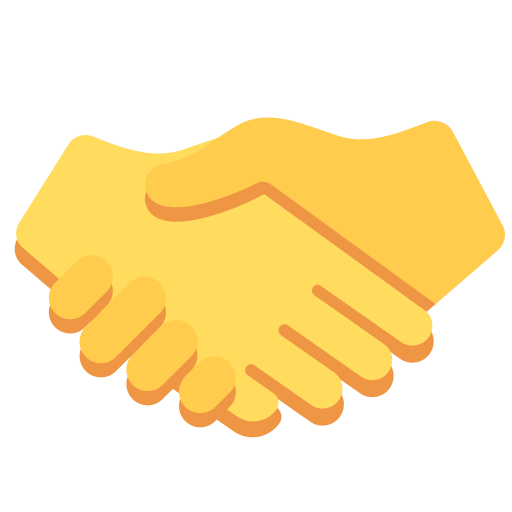 Font Awesome Emoji Handshake Icon