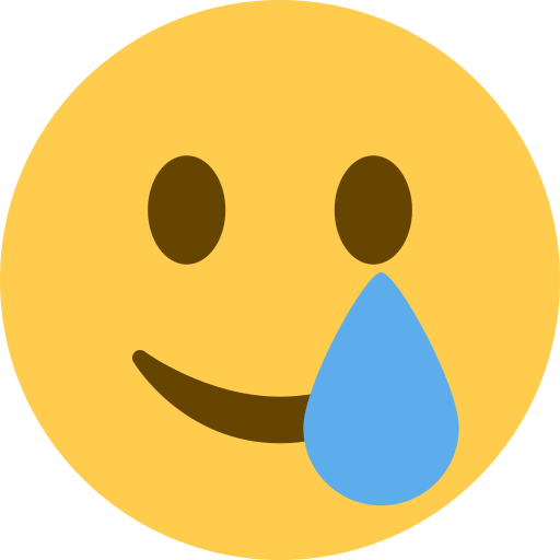 🥲 Cara Sonriente Con Lágrima Emoji