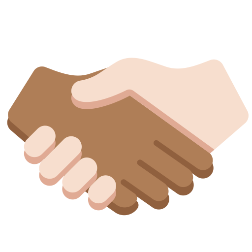 🤝🏼 Handshake: Medium-Light Skin Tone Emoji