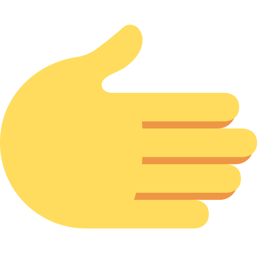 Emojipedia on X: Draft Emoji: Rightwards Hand #WorldEmojiDay