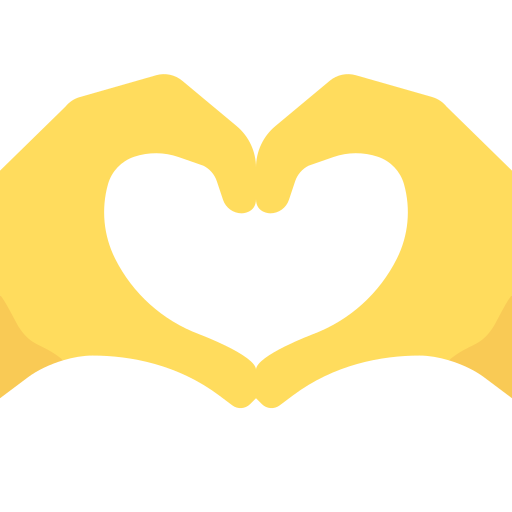 ? Heart Hands Emoji
