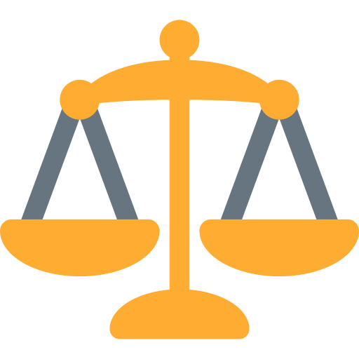 Balance, justice, libra, scale, weighing scale, weight, emoji icon